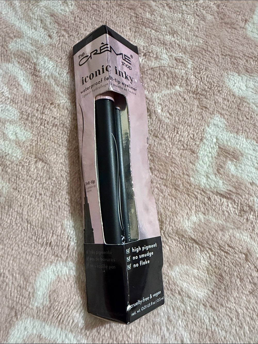 The Crème Shop Iconic Inky Waterproof Felt-Tip Eyeliner - Black